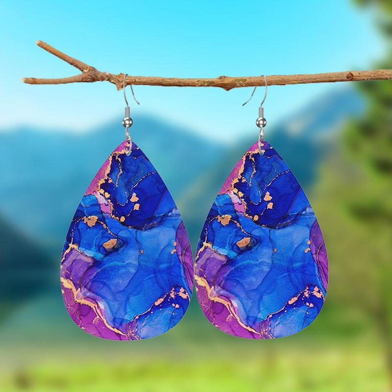 1 пара серег из мраморной кожи синего и фиолетового цвета, висячие серьги-капли, украшения для праздника, вечеринки, ювелирные изделия, подарки для друзей и семьи
1 пара серег из мраморной кожи синего и фиолетового цвета, висячие серьги-капли, украшения для праздника, вечеринки, ювелирные изделия, подарки для друзей и семьи
