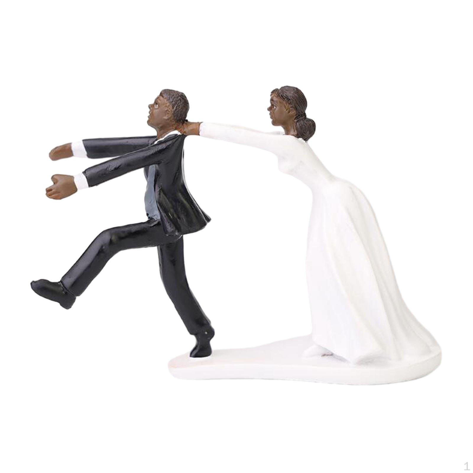 Wedding Cake Toppers Cute Centerpiece Gift Stylish Romantic Bride and Groom Sculpture for Valentine
Wedding Cake Toppers Cute Centerpiece Gift Stylish Romantic Bride and Groom Sculpture for Valentine