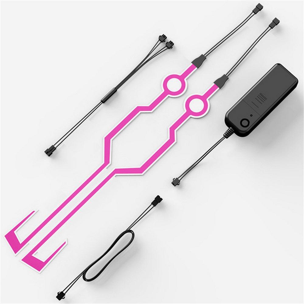 A Pair Motorcycle Helmet Capacete De Moto Light Riding Signal EL Strip Kit Bar DIY Helmet Led Strip Reflector Cold Light Fil фіолетовий
A Pair Motorcycle Helmet Capacete De Moto Light Riding Signal EL Strip Kit Bar DIY Helmet Led Strip Reflector Cold Light Fil фіолетовий