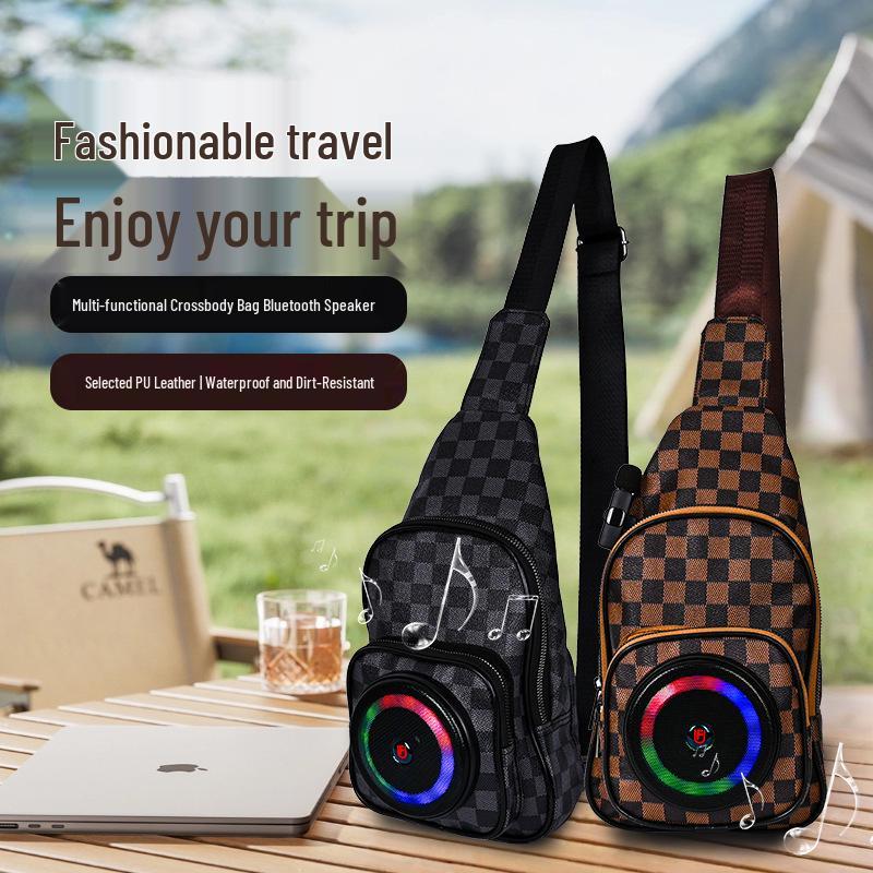 Versatile Speaker Crossbody Bag: Portable Announcer & Subwoofer for Casual Use Small Waist Bag: 360*120*105
Versatile Speaker Crossbody Bag: Portable Announcer & Subwoofer for Casual Use Small Waist Bag: 360*120*105