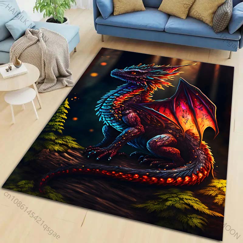 Colorful dragon in fantasy forest Carpet for Living Room Bedroom Bedside Floor Mat Cloakroom Child Play Mat Area Rug Large Size 40cm x 60cm
Colorful dragon in fantasy forest Carpet for Living Room Bedroom Bedside Floor Mat Cloakroom Child Play Mat Area Rug Large Size 40cm x 60cm
