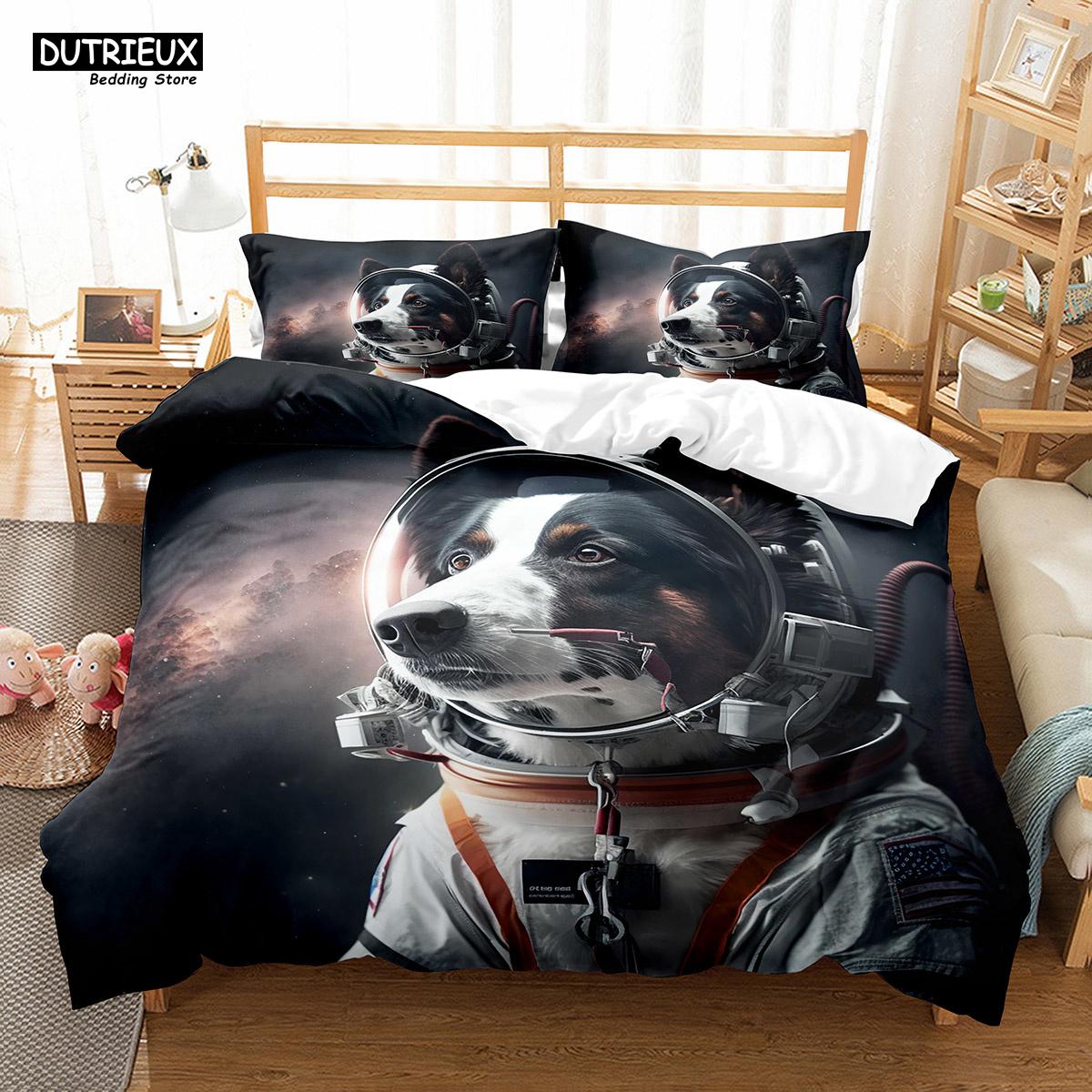 Comforter Space Cat King Queen Cute Astronaut Kitty Bedding Set Universe Pet Animal Dog Polyester Comforter Comforter (quilt)-EU Single(135*200cm)3pcs
Comforter Space Cat King Queen Cute Astronaut Kitty Bedding Set Universe Pet Animal Dog Polyester Comforter Comforter (quilt)-EU Single(135*200cm)3pcs