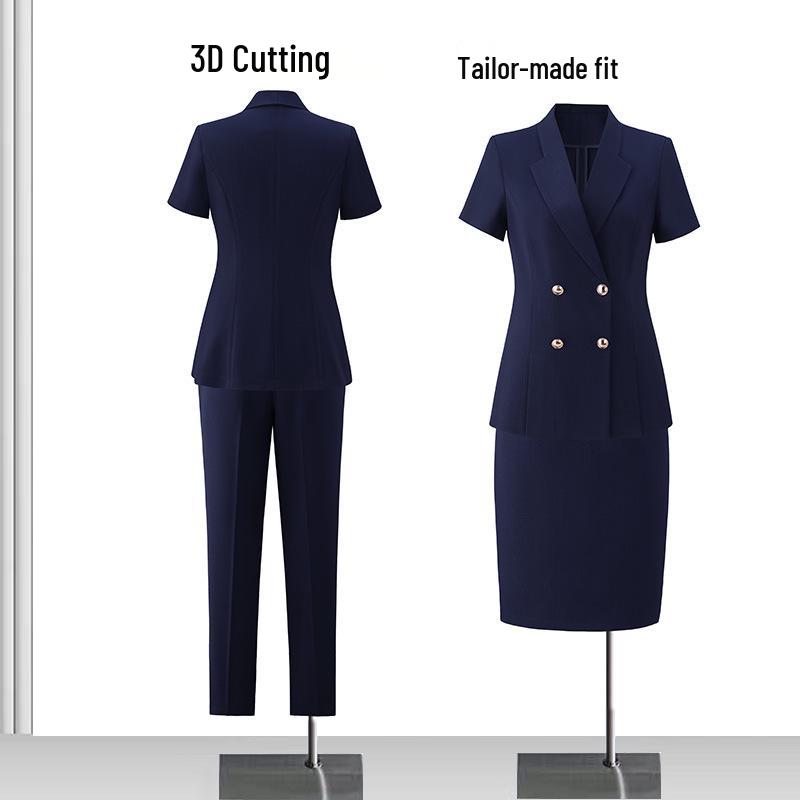 Women s Professional Summer Blazer Set - Elegant Office Wear & Jewelry Sales Uniform XL
Women s Professional Summer Blazer Set - Elegant Office Wear & Jewelry Sales Uniform XL