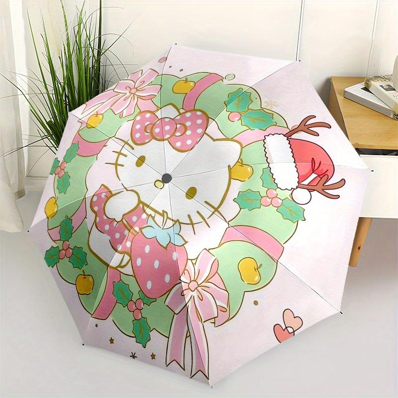 1pc Christmas Hello Kitty wreath decoration Umbrella with Plastic Handle,Suitable for All Seasons Home Travel Outdoor UmbrellaSanlio514
1pc Christmas Hello Kitty wreath decoration Umbrella with Plastic Handle,Suitable for All Seasons Home Travel Outdoor UmbrellaSanlio514