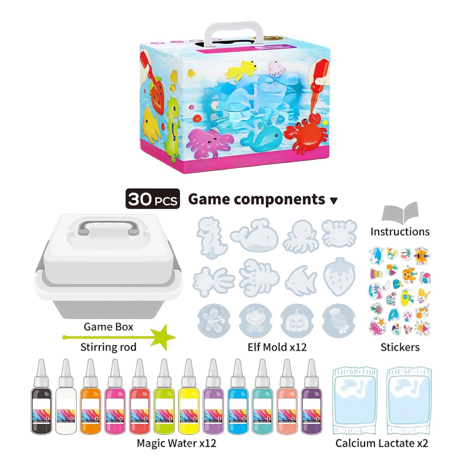 Water Toy Set, Includes 12 Kinds Of Gels And 12 Shape Molds. A Fun Summer Toy Gift, Birthday Party Present, 12 Bottles Of 60ml. розовый
Water Toy Set, Includes 12 Kinds Of Gels And 12 Shape Molds. A Fun Summer Toy Gift, Birthday Party Present, 12 Bottles Of 60ml. розовый