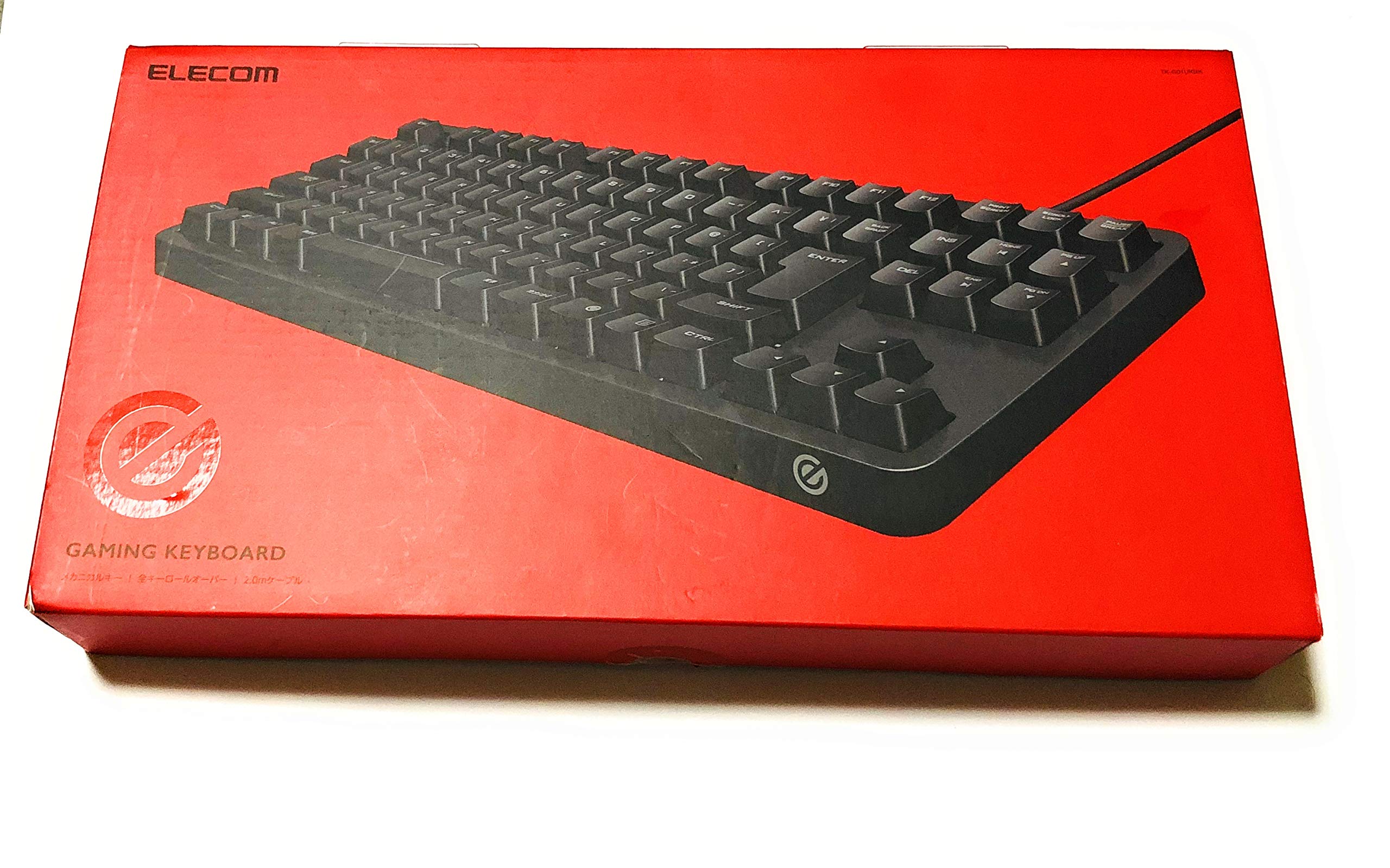 ELECOM Gaming Keyboard Wired Mechanical All Key Rollover Support Japanese Layout 50 Million Times High Durability Black TK-G01UKBK
ELECOM Gaming Keyboard Wired Mechanical All Key Rollover Support Japanese Layout 50 Million Times High Durability Black TK-G01UKBK