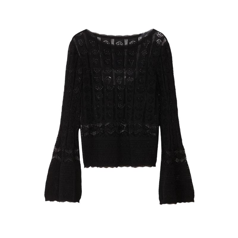 LANZHI Women s Elegant Textured Knit Cardigan with Flare Sleeves M
LANZHI Women s Elegant Textured Knit Cardigan with Flare Sleeves M