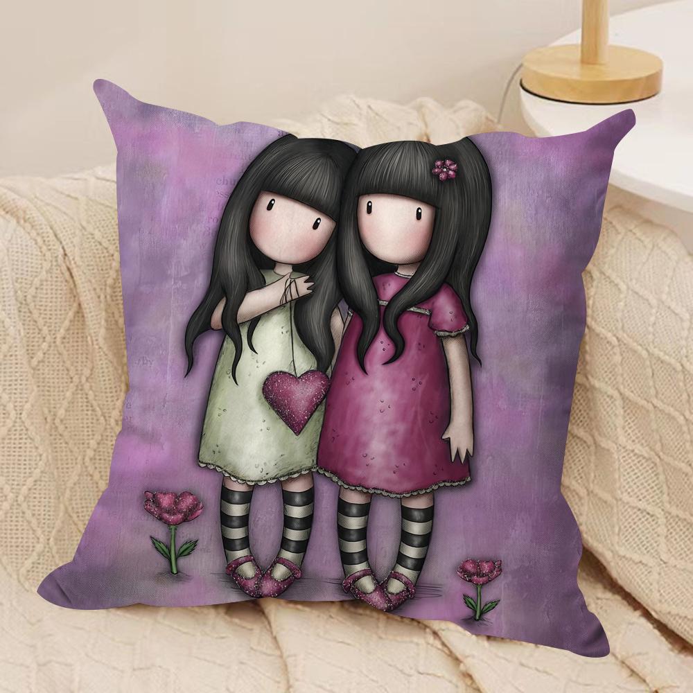 Girl S-santoro G-Gorjuss Cushion Cover Silky Short Plush Sofa Pillow Cover Hidden Zipper Soft Dustproof Case for Home Decor 30cmx30cm
Girl S-santoro G-Gorjuss Cushion Cover Silky Short Plush Sofa Pillow Cover Hidden Zipper Soft Dustproof Case for Home Decor 30cmx30cm
