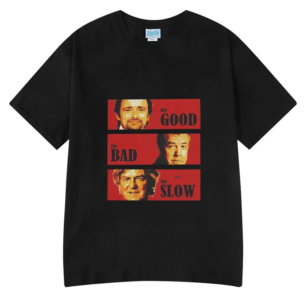 Jeremy Clarkson Hammond May Tribute T-shirts Men Women The Good Bad and Slow Funny Short Sleeves T Shirts Summer Casual T-shi... 5XL різнокольоровий
Jeremy Clarkson Hammond May Tribute T-shirts Men Women The Good Bad and Slow Funny Short Sleeves T Shirts Summer Casual T-shi... 5XL різнокольоровий