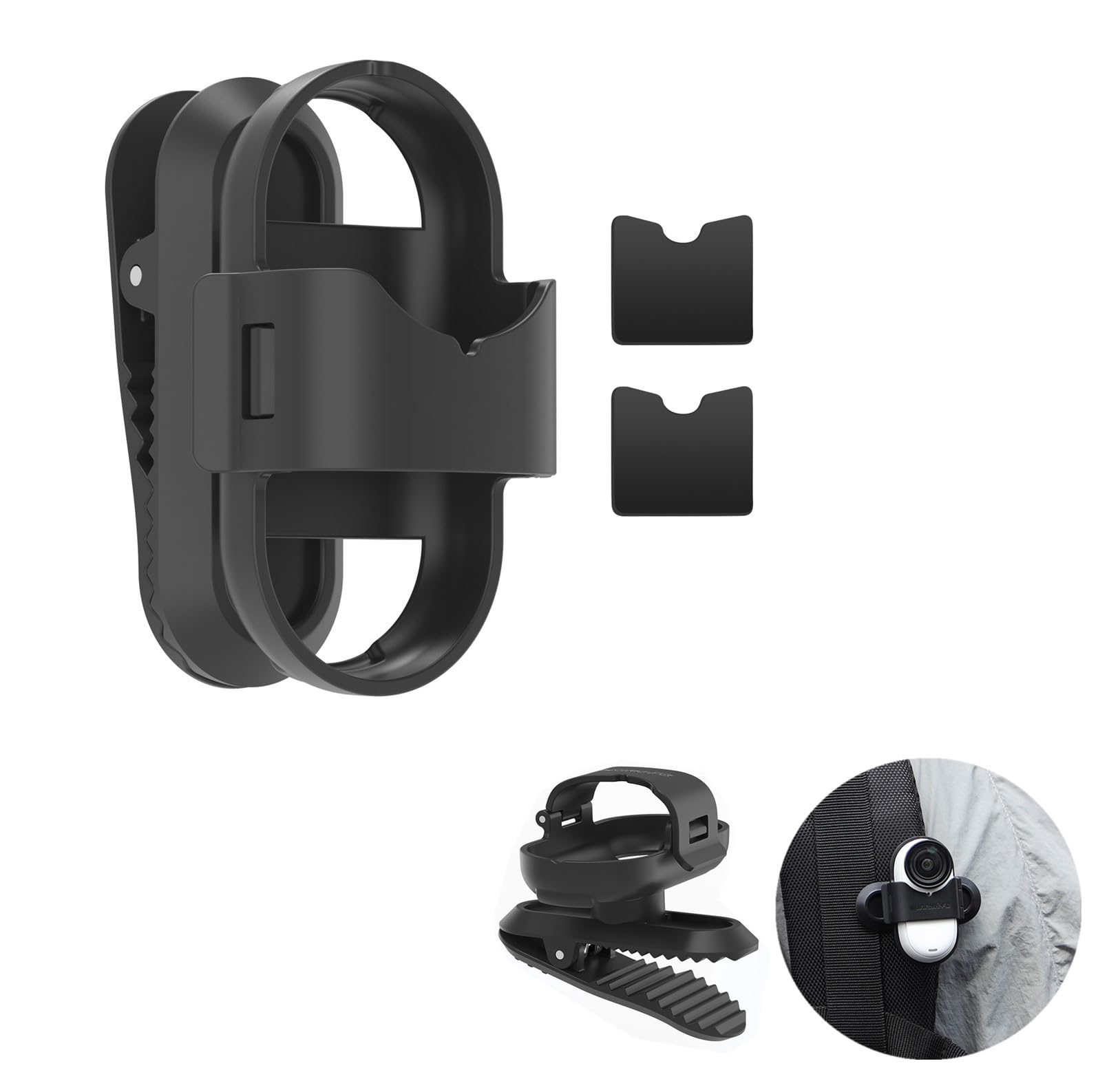 SHEAWA for Insta360 Go Clip Mount Holder Backpack Clip 360 Degree Rotation Shark Teeth Stability Horizontal Vertical Lightweight Sturdy Accessory
SHEAWA for Insta360 Go Clip Mount Holder Backpack Clip 360 Degree Rotation Shark Teeth Stability Horizontal Vertical Lightweight Sturdy Accessory