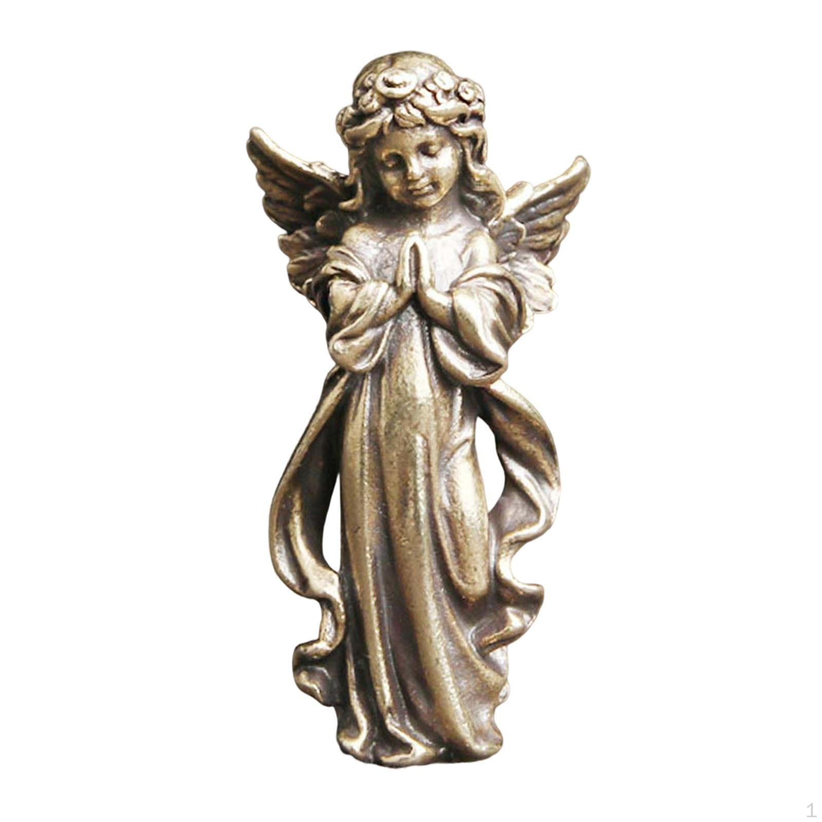 Brass Angel Statue Ornaments Sculpture Figurine Home Office Desktop Decoration Collectibles Crafts
Brass Angel Statue Ornaments Sculpture Figurine Home Office Desktop Decoration Collectibles Crafts