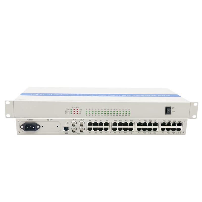 KunyU PCM30/2E1 E1 PCM Multiplexer
KunyU PCM30/2E1 E1 PCM Multiplexer