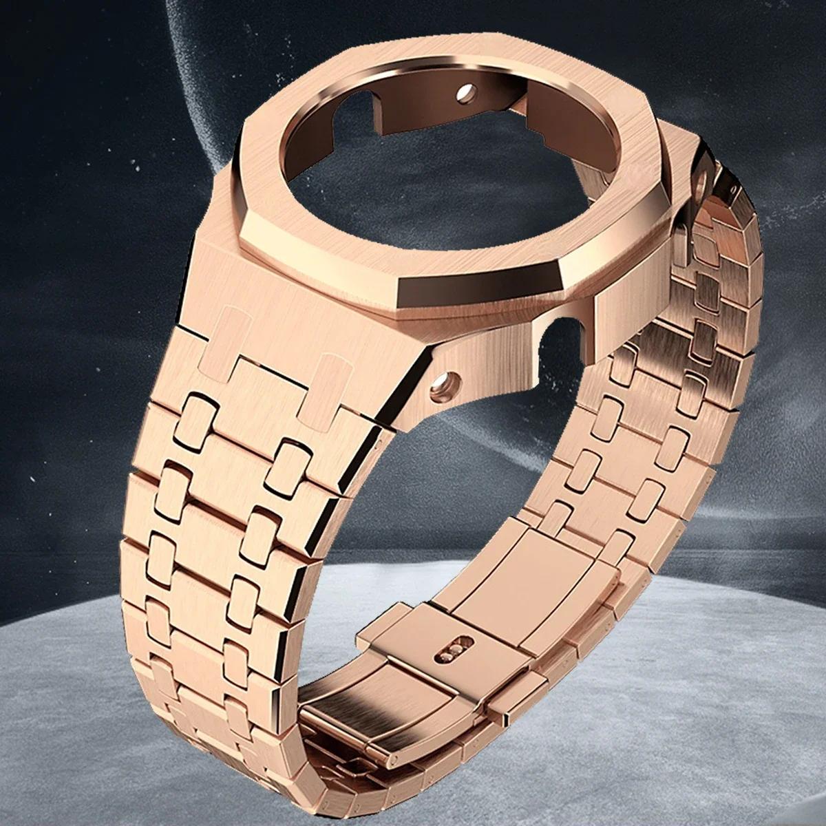 Мод-комплект Gen4 для GA2100 Металевий безель Casioak Модифікація GEN4 Покоління Гумовий корпус годинника Ремінець з нержавіючої сталі GA 2100/2110 GA2100
Мод-комплект Gen4 для GA2100 Металевий безель Casioak Модифікація GEN4 Покоління Гумовий корпус годинника Ремінець з нержавіючої сталі GA 2100/2110 GA2100