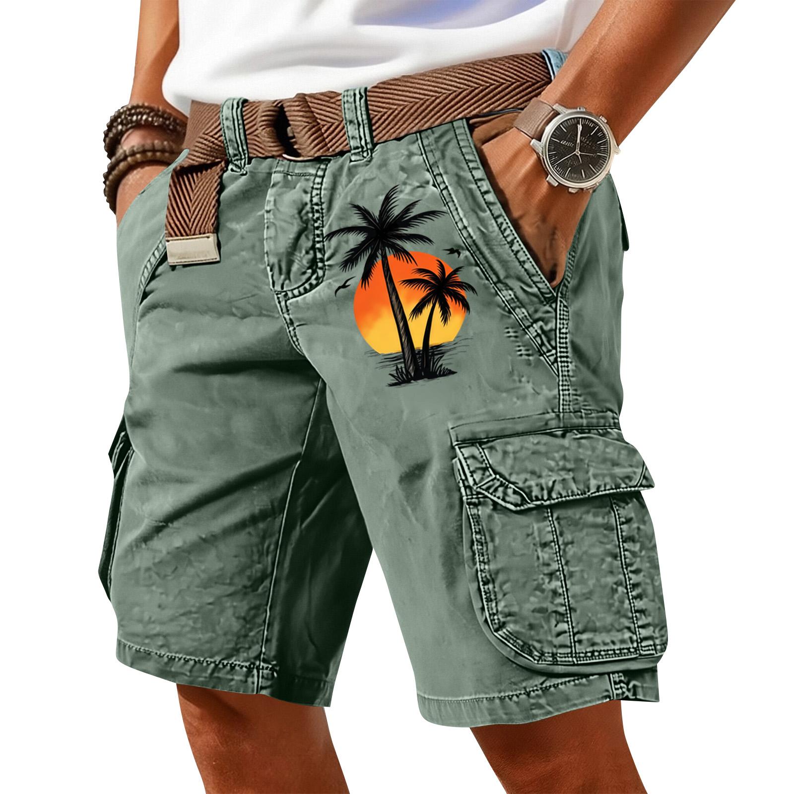 Men Cargo Shorts with Tree Print Relaxed Fit Multi Pocket Shorts with Belt for Outdoor Casual Wear XXL
Men Cargo Shorts with Tree Print Relaxed Fit Multi Pocket Shorts with Belt for Outdoor Casual Wear XXL