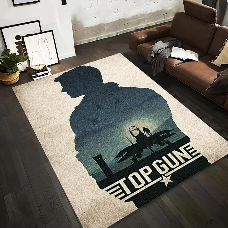 Top Gun Silhouette Rug with Fighter Jets and Sunset Background Suitable for use as an anti-slip for living room bedroom sofas 40x60cm( 15x23in )
Top Gun Silhouette Rug with Fighter Jets and Sunset Background Suitable for use as an anti-slip for living room bedroom sofas 40x60cm( 15x23in )