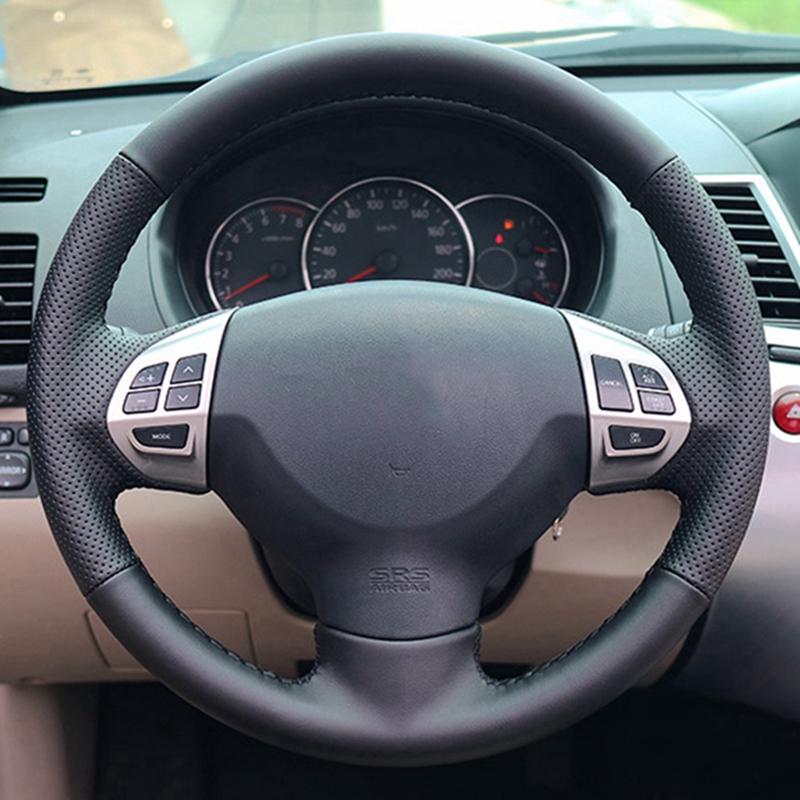 Противоскользящая кожаная крышка оплетки рулевого колеса автомобиля для салона Mitsubishi Lancer EX Outlander ASX Pajero Sport Auto
Противоскользящая кожаная крышка оплетки рулевого колеса автомобиля для салона Mitsubishi Lancer EX Outlander ASX Pajero Sport Auto