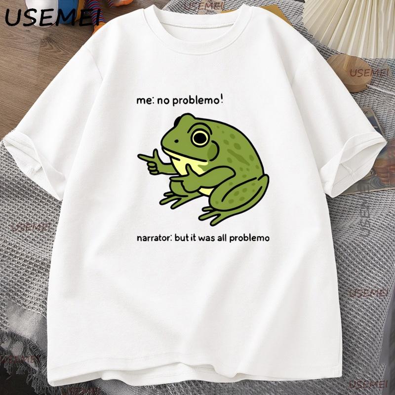 Funny Frog Me No Problemo Tshirt Graphic Tees Casual Round Neck Cotton Short Sleeves T-shirt Men s Designer Clothing Streetwear S белый
Funny Frog Me No Problemo Tshirt Graphic Tees Casual Round Neck Cotton Short Sleeves T-shirt Men s Designer Clothing Streetwear S белый