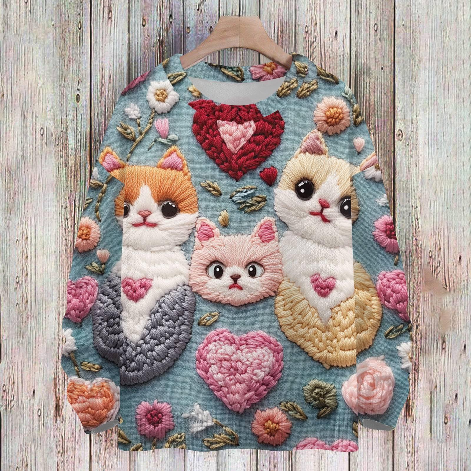 Свитшоты ко Дню святого Валентина для детей, вязаные свитера для мальчиков и девочек, симпатичные рубашки, осенние свитера с круглым вырезом, топы 150 синий
Свитшоты ко Дню святого Валентина для детей, вязаные свитера для мальчиков и девочек, симпатичные рубашки, осенние свитера с круглым вырезом, топы 150 синий