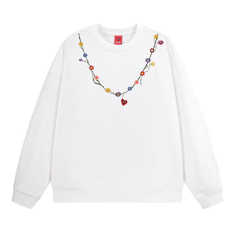 Unisex Charles Heart Flower Necklace Crewneck Sweatshirt L
Unisex Charles Heart Flower Necklace Crewneck Sweatshirt L