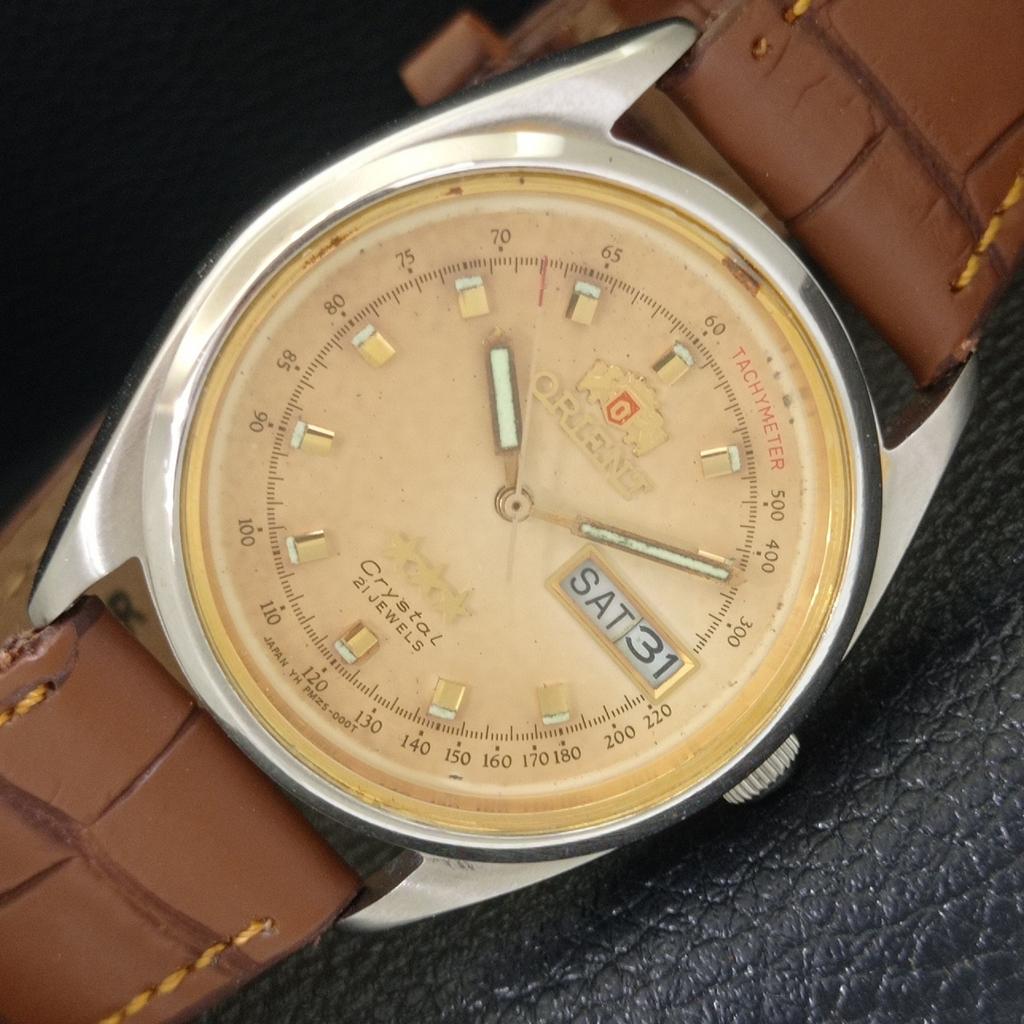 AUTOMATIC VINTAGE ORIENT CRYSTAL 42068 JAPAN MENS ORIGINAL DIAL WATCH a703469-1 R213c-a703469
AUTOMATIC VINTAGE ORIENT CRYSTAL 42068 JAPAN MENS ORIGINAL DIAL WATCH a703469-1 R213c-a703469