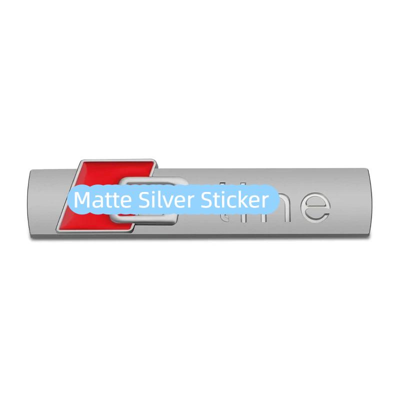 S Line Logo Sticker Metal Alloy Car Badge S-Line Emblem Racing For A1 A3 A4 A5 A6 A7 A8 Q2 Q3 Q5 Q7 Q8 TT S1 S3 RS5 Sline-Matte Silver-Sticker
S Line Logo Sticker Metal Alloy Car Badge S-Line Emblem Racing For A1 A3 A4 A5 A6 A7 A8 Q2 Q3 Q5 Q7 Q8 TT S1 S3 RS5 Sline-Matte Silver-Sticker