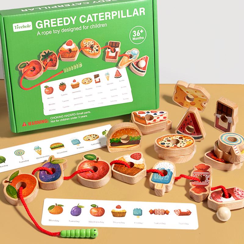 Montessori Caterpillar Lacing Beads Game for Children s Logical Thinking and Concentration Training
Montessori Caterpillar Lacing Beads Game for Children s Logical Thinking and Concentration Training