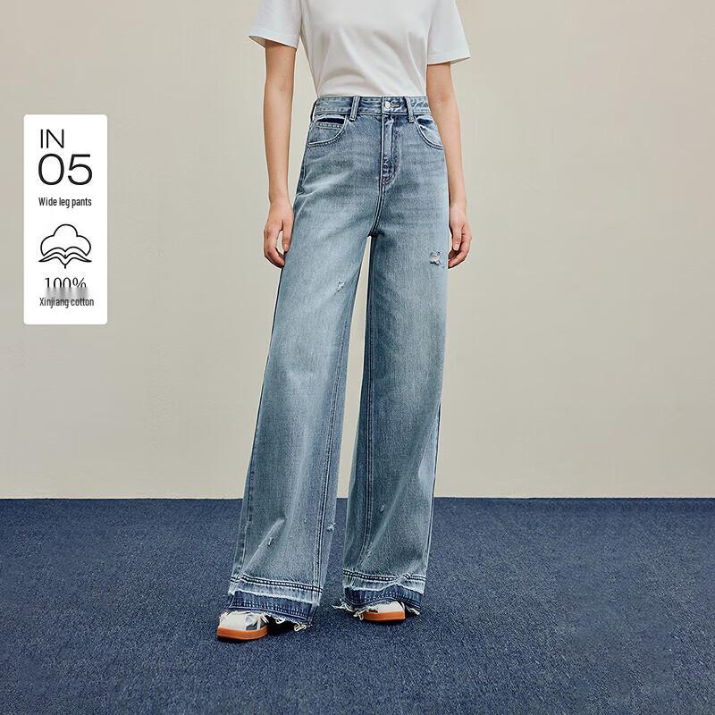 Джинсы Inman Vintage с необработанным краем и широкими штанинами для женщин 26
Джинсы Inman Vintage с необработанным краем и широкими штанинами для женщин 26