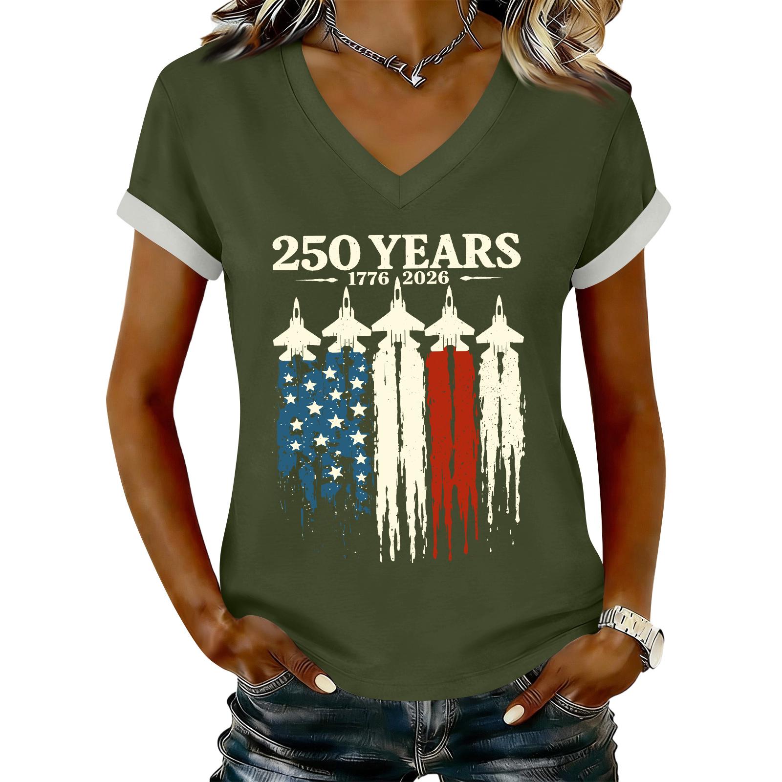 Women s Casual Printed T-Shirt V Neck Pullover Short Sleeve Top L армия зеленый
Women s Casual Printed T-Shirt V Neck Pullover Short Sleeve Top L армия зеленый