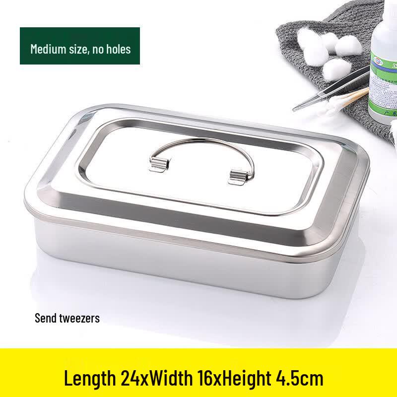 Medical 304 Stainless Steel Sterilization Tray
Medical 304 Stainless Steel Sterilization Tray