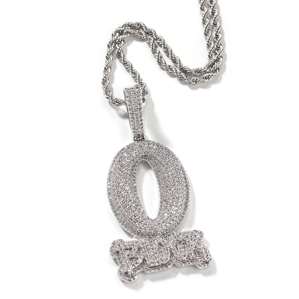 Rhinestone O BLOCK Zirconia Letter Pendant Necklace for Men - Hip Hop Style Jewelry Accessory
Rhinestone O BLOCK Zirconia Letter Pendant Necklace for Men - Hip Hop Style Jewelry Accessory