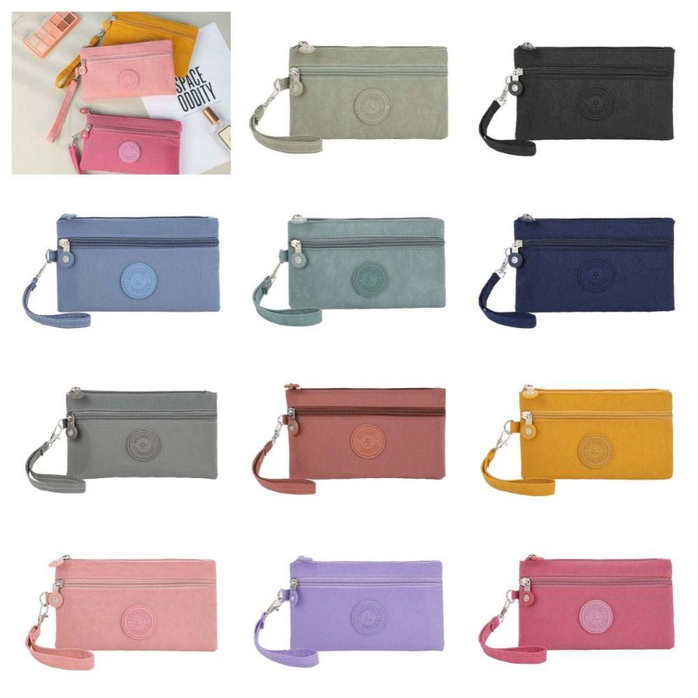 Nylon Zipper Coin Purse With Lanyard Simple Money Handbag Fashion Double Layer Wallet Outdoor синій/зелений
Nylon Zipper Coin Purse With Lanyard Simple Money Handbag Fashion Double Layer Wallet Outdoor синій/зелений
