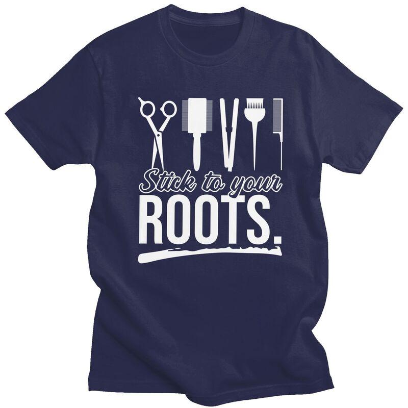 Custom Mens Stick To Your Roots Hairdresser Quotes T Shirt ShortSleeve Cotton Tshirt Casual Barber Tees Slim Fit Clothes 4XL
Custom Mens Stick To Your Roots Hairdresser Quotes T Shirt ShortSleeve Cotton Tshirt Casual Barber Tees Slim Fit Clothes 4XL