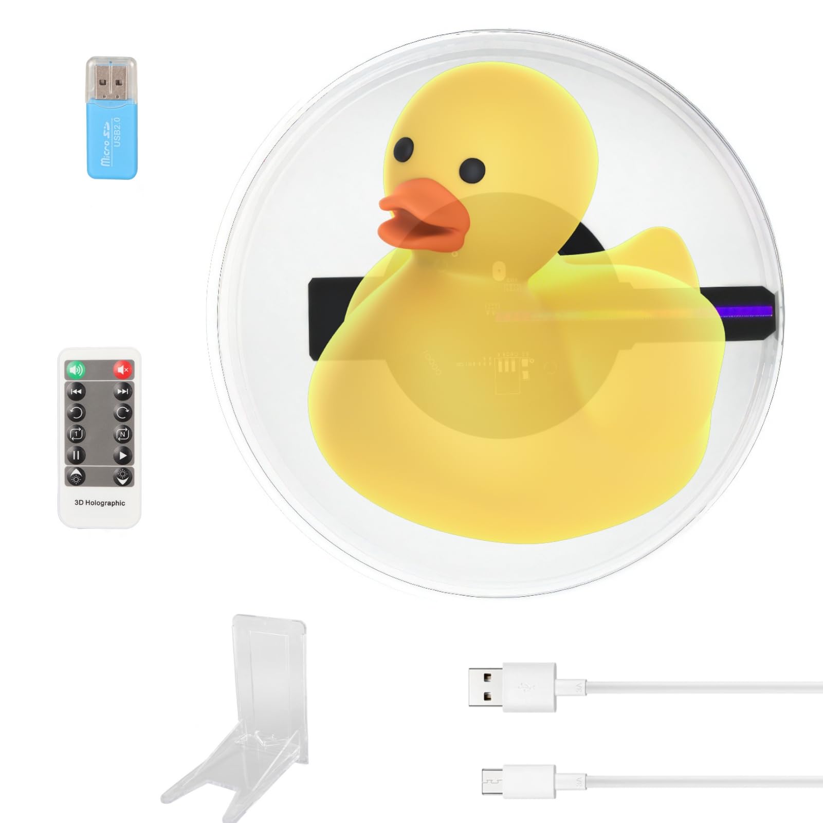 Portable 3D Hologram 16G WiFi 3D Hologram Projector with Transparent Protective Speaker for Store Home Office Restaurant Fan, Cover, Built-in
Portable 3D Hologram 16G WiFi 3D Hologram Projector with Transparent Protective Speaker for Store Home Office Restaurant Fan, Cover, Built-in