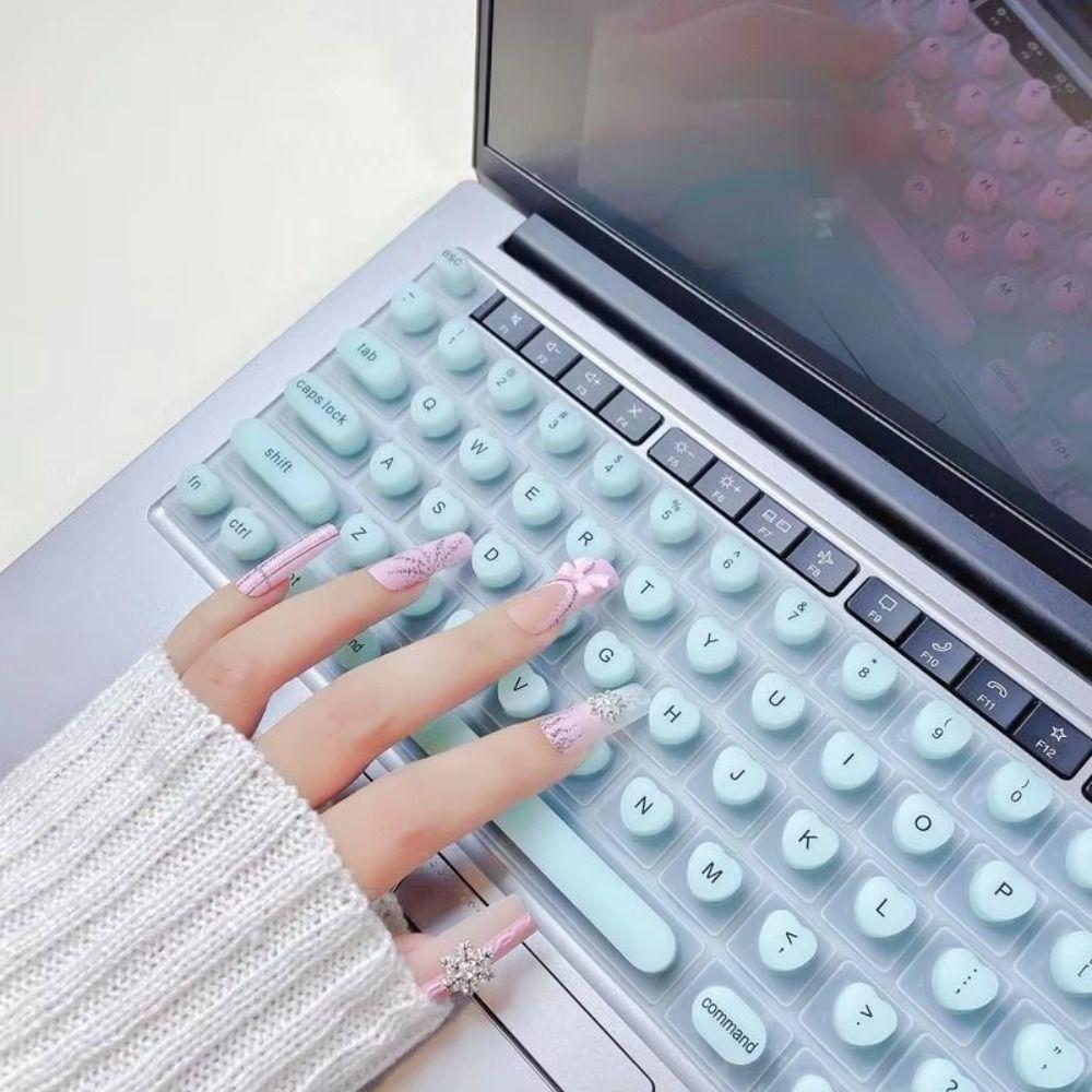 Press Laptop Keyboard Film Easy Typing Keys Keycaps Keyboard Protector Cover for Long Nails розовый
Press Laptop Keyboard Film Easy Typing Keys Keycaps Keyboard Protector Cover for Long Nails розовый
