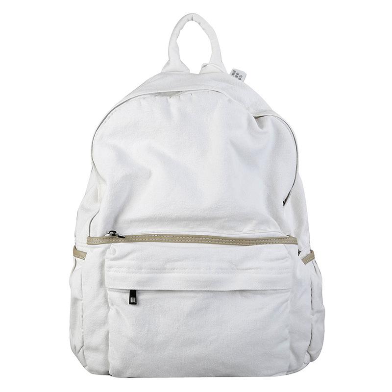 Japanese Style Backpack with Lazy and Unprinted Style, Washed Solid Color Canvas Bag, Couple s Hanging Feeling, Student Backpack, Versatile for Women
Japanese Style Backpack with Lazy and Unprinted Style, Washed Solid Color Canvas Bag, Couple s Hanging Feeling, Student Backpack, Versatile for Women
