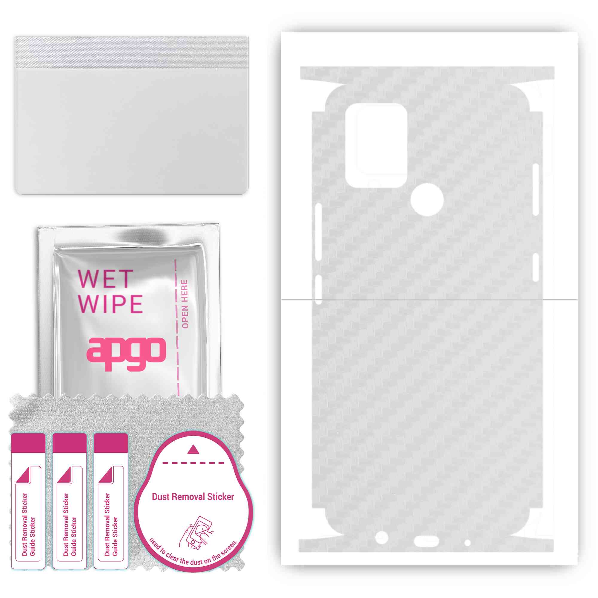 apgo Protective Skin Sticker for the back+sides compatible with Tecno Pova, Full Wrap Film, Foil, Vinyl - Pattern Transparent Carbon
apgo Protective Skin Sticker for the back+sides compatible with Tecno Pova, Full Wrap Film, Foil, Vinyl - Pattern Transparent Carbon
