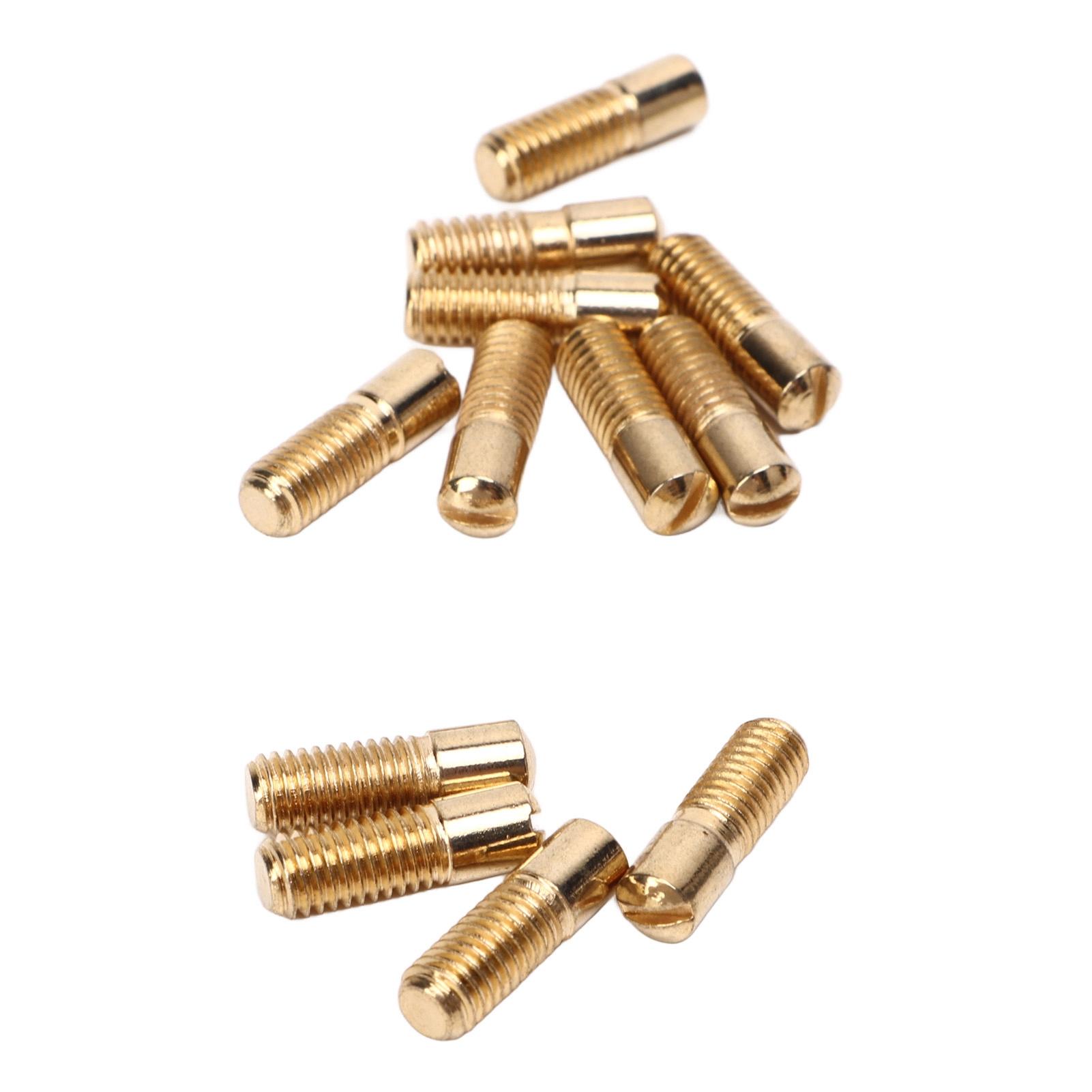 12 шт. Винты для крепления звукоснимателей Металлические винты для звукоснимателей с одной и двумя катушками для электрогитары M5 Золото
12 шт. Винты для крепления звукоснимателей Металлические винты для звукоснимателей с одной и двумя катушками для электрогитары M5 Золото