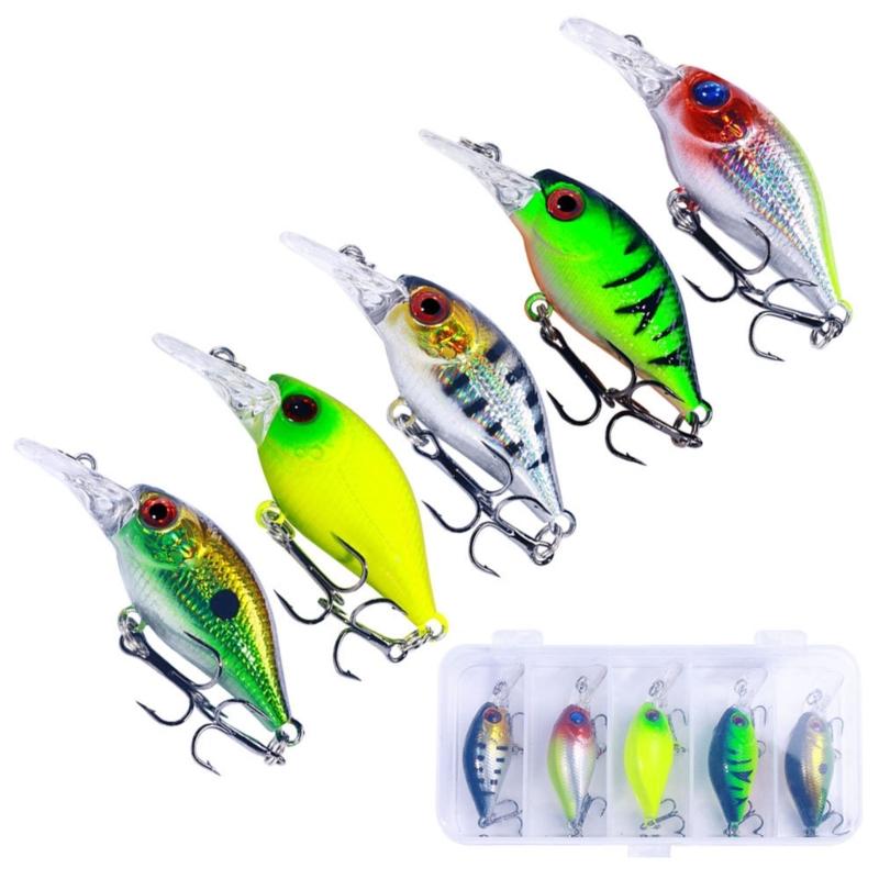 5Pcs Fishing Baits Small Wobbler Fishing Lures Artificial Hard Baits Reusable Fishing Tackle Lures Easy to Carry 1
5Pcs Fishing Baits Small Wobbler Fishing Lures Artificial Hard Baits Reusable Fishing Tackle Lures Easy to Carry 1