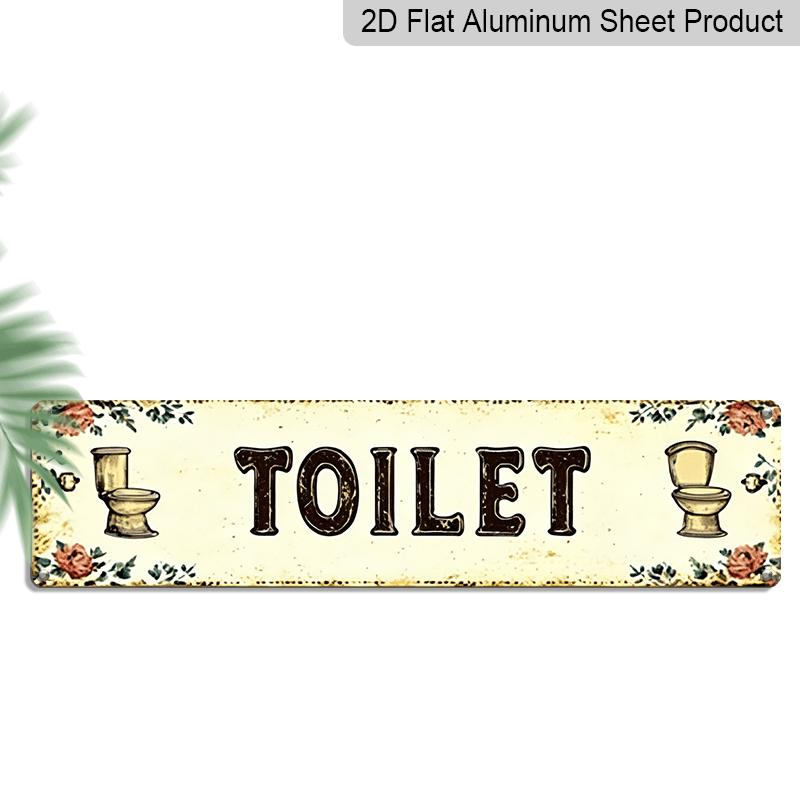 2D Plane, Retro Toilet Metal Sign, Aluminum Decorative Signsuitable for Hanging Decorative Signs on The Walls of Bathrooms, Kitchens, Farmhouses, and 40cm x 10cm
2D Plane, Retro Toilet Metal Sign, Aluminum Decorative Signsuitable for Hanging Decorative Signs on The Walls of Bathrooms, Kitchens, Farmhouses, and 40cm x 10cm
