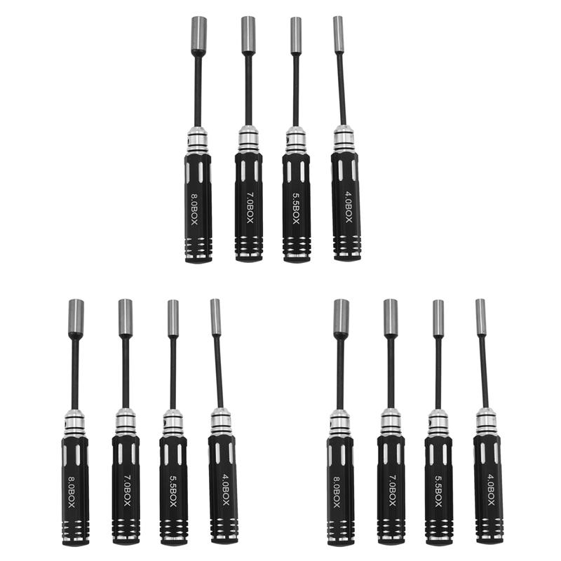 RC Model Tool 12PCS Hex Screw Drivers Hex Nut Socket Wrench Sleeve Wheel Spanner 4.0/5.5/7.0/8.0Mm-B61B чорний
RC Model Tool 12PCS Hex Screw Drivers Hex Nut Socket Wrench Sleeve Wheel Spanner 4.0/5.5/7.0/8.0Mm-B61B чорний
