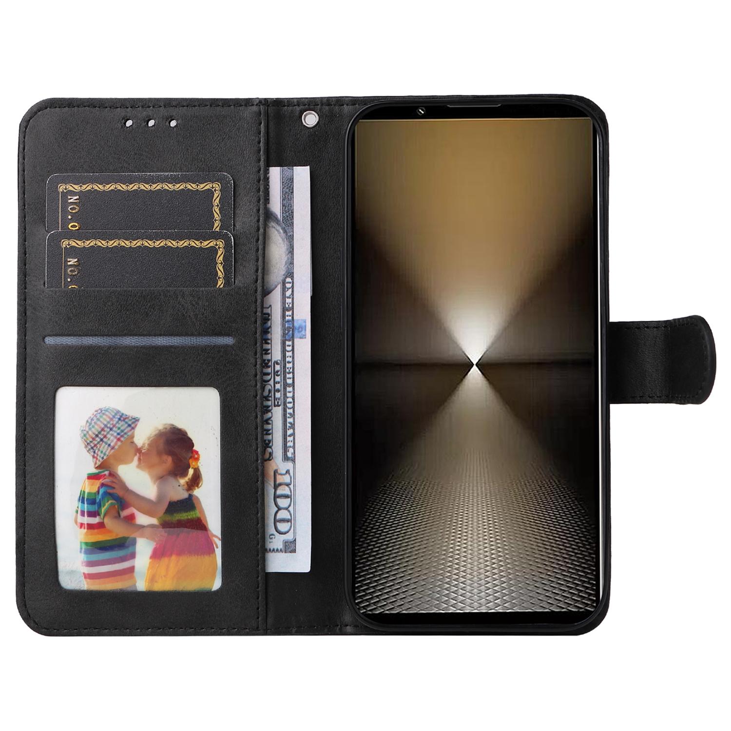 For Sony Xperia 1 VI Phone Case Magnetic Clasp Leather Flip Stand Wallet Phone Cover Black
For Sony Xperia 1 VI Phone Case Magnetic Clasp Leather Flip Stand Wallet Phone Cover Black