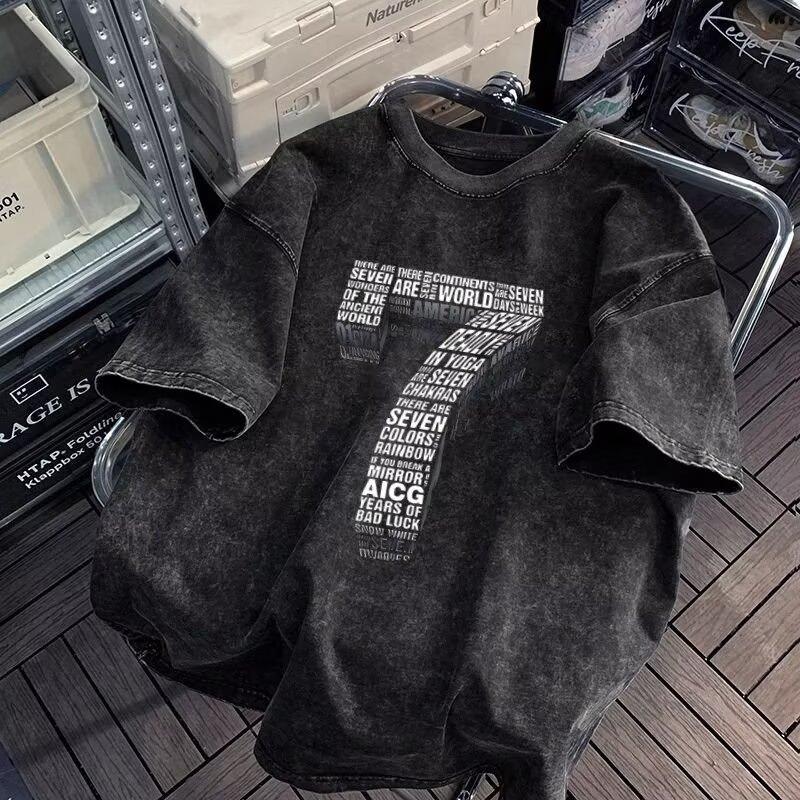 Men s Short Sleeve T-Shirt Trendy Fashion Versatile Summer Thin Breathable Cool Comfortable Streetwear Men s Top 5XL сірий колір
Men s Short Sleeve T-Shirt Trendy Fashion Versatile Summer Thin Breathable Cool Comfortable Streetwear Men s Top 5XL сірий колір