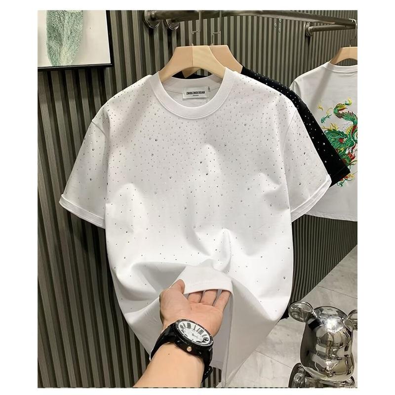 Men s Women s Sparkly Rhinestone T-shirt Short Sleeve Crew Neck Glitter Streetwea XXXL білий
Men s Women s Sparkly Rhinestone T-shirt Short Sleeve Crew Neck Glitter Streetwea XXXL білий