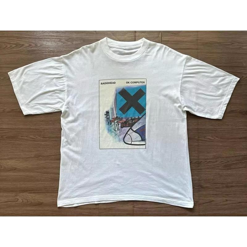 Radiohead Band Ok Computer Tshirt Unisex Street Hiphop Rock Shortsleeved Women Roundneck Tops Fan Gifts XL
Radiohead Band Ok Computer Tshirt Unisex Street Hiphop Rock Shortsleeved Women Roundneck Tops Fan Gifts XL