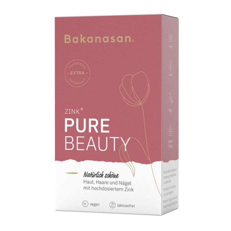 Bakanasan Zinc Plus Pure Beauty 60 Capsules
Bakanasan Zinc Plus Pure Beauty 60 Capsules
