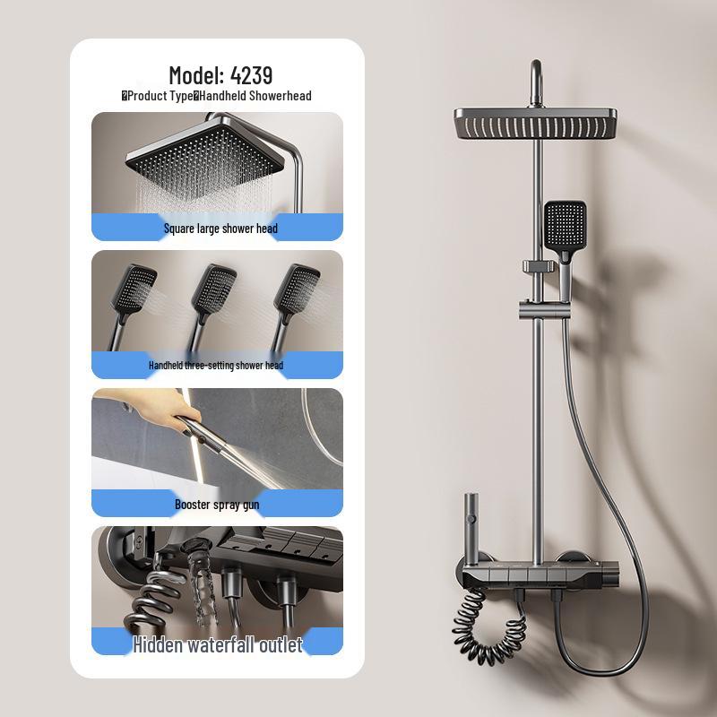 Complete Piano Key Shower Head Set for Bathroom
Complete Piano Key Shower Head Set for Bathroom