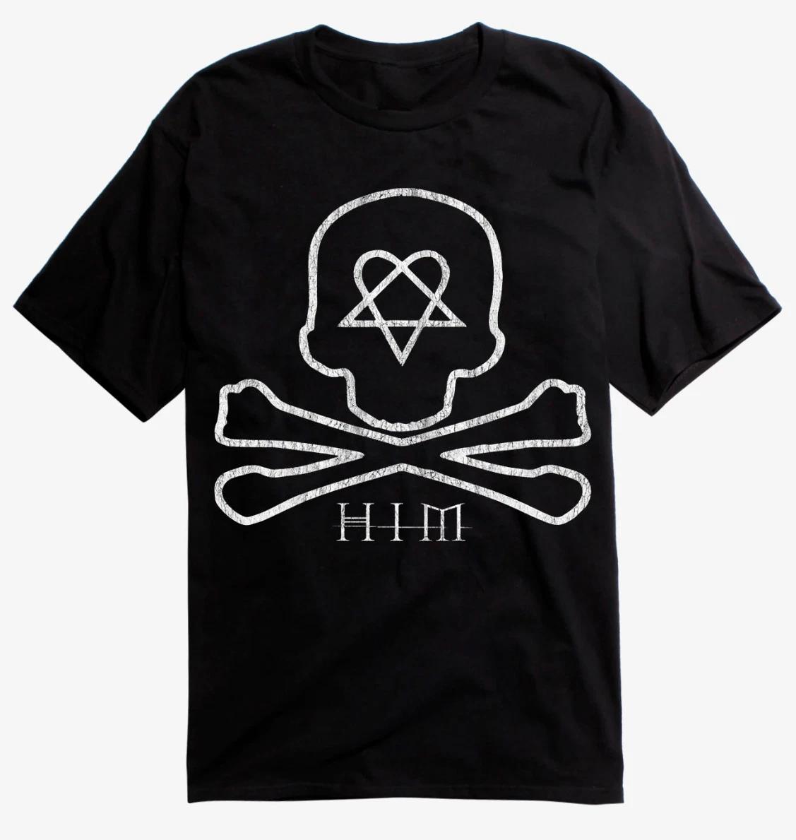 H.I.M. HIM SKULL & CROSSBONES Logo Gothic Rock Band 100% Cotton T-shirt Mens Tees Top NEW Official XS-3XL 3XL
H.I.M. HIM SKULL & CROSSBONES Logo Gothic Rock Band 100% Cotton T-shirt Mens Tees Top NEW Official XS-3XL 3XL