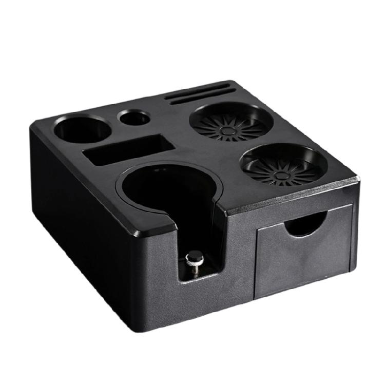 Kitchen Storage Solution Espresso Coffee Tamper Station Stand With Tool Drawer Compartment for 51/54/58mm Portafilter чорний
Kitchen Storage Solution Espresso Coffee Tamper Station Stand With Tool Drawer Compartment for 51/54/58mm Portafilter чорний