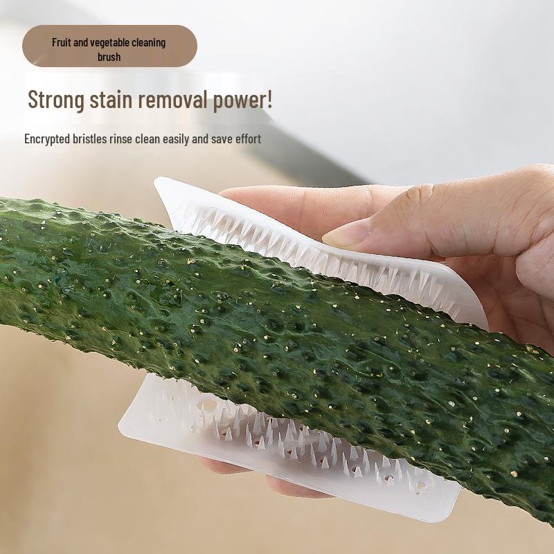 Bendable Soft Bristle Kitchen Brush for Fruits, Vegetables, and Dishes 1 piece белый
Bendable Soft Bristle Kitchen Brush for Fruits, Vegetables, and Dishes 1 piece белый