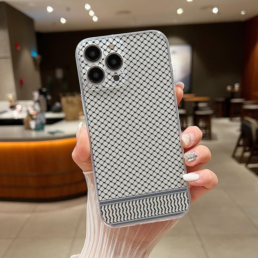 Fashion Hattah Keffiyeh Phone Case For iPhone 16 15 14 13 12 11 Mini Pro Max X XR XSMax 7 8 Plus SE20 Transparent Cover iPhone 13
Fashion Hattah Keffiyeh Phone Case For iPhone 16 15 14 13 12 11 Mini Pro Max X XR XSMax 7 8 Plus SE20 Transparent Cover iPhone 13